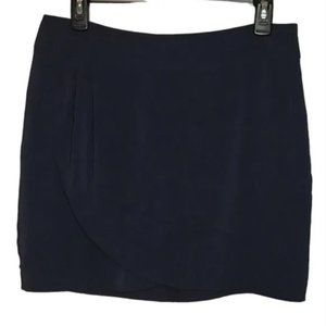 Banana Republic Women Mini Skirt, Navy Blue